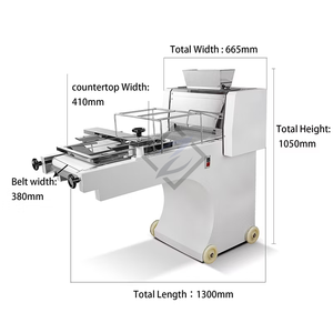 Machine de cuisson de <span class=keywords><strong>pain</strong></span> industrielle automatique <span class=keywords><strong>en</strong></span> acier inoxydable de 380mm - Product Image 2