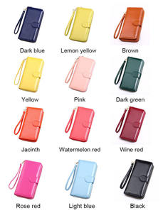 High Quality Purse Women Modern Pu Leather Minimalist Long Zippered Mobile Phone Bag <strong>Card</strong> Holder - Product Image 2