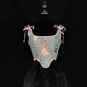 Corsé Sencillo y Delicado para Niña, Estilo Sirena, Y2K, Moldeador de Cuerpo - Product Image 1