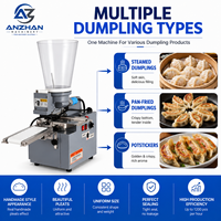 Máquina Automática Comercial para Hacer Dumplings al Vapor, Motor de Alta Capacidad 120kg/h, Máquina Formadora de Dumplings para Fábrica de Procesamiento de Alimentos