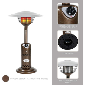 Calentador <span class=keywords><strong>de</strong></span> <span class=keywords><strong>Gas</strong></span> Propano Moderno para Patio Exterior con Forma <span class=keywords><strong>de</strong></span> Hongo, 11000 BTU - Product Image 6