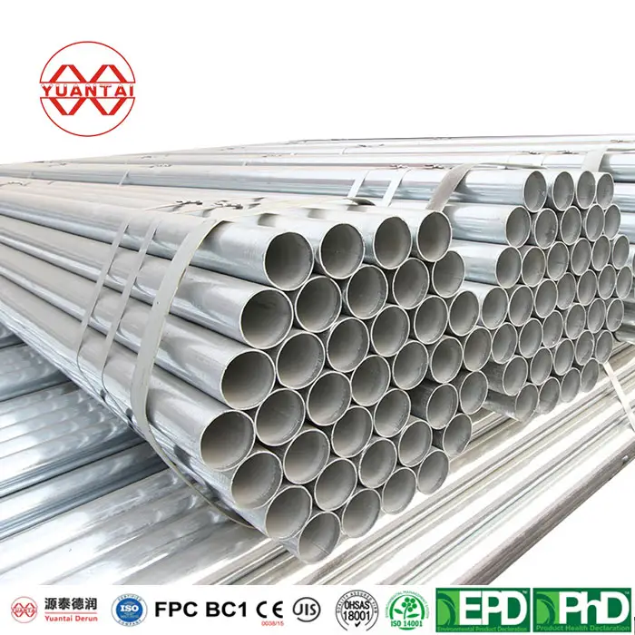 ERW CHS 219 Al-Mg-Zn alloy Greenhouse steel pipe Hot Dip Galvanized zinc aluminum Magnesium alloy coating Steel tube