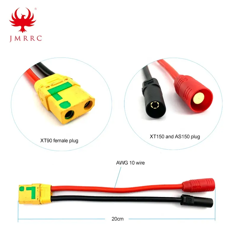 XT90 Paralleladapter – 3 Stück, 1 Buchse Auf 2 Stecker, Für RC Akkus, Z.B. DJI Phantom