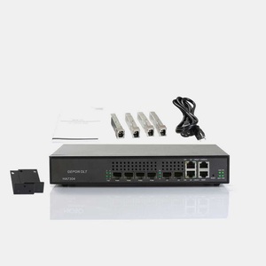 Hioso Mini 4 cổng <span class=keywords><strong>gepon</strong></span>/GPON OLT lớp C +++ web AC Tương thích đa Thương hiệu ONT <span class=keywords><strong>onu</strong></span> FTTH ftb fttc FTTx sợi quang SC - Product Image 1