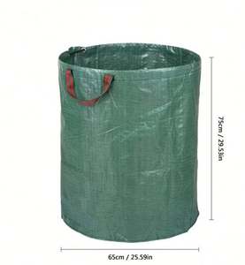 Webbing Home Heavy Duty <b>Garden</b> Garbage <b>Bag</b> Storage Leaf <b>Bags</b> Reusable Collapsible Yard <b>Garden</b> <b>Bag</b> Customized Logo - Product Image 4