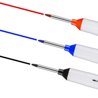 2025 Double face longue plume marqueur trou profond stylo marqueur Permanent séchage rapide étanche peinture stylo pour le travail du bois