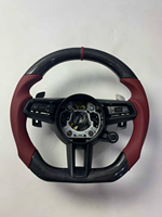 Volant en fibre de carbone personnalisé pour modèles Porsche Panamera Macan Cayenne 718 911 918 958 970 971, état neuf