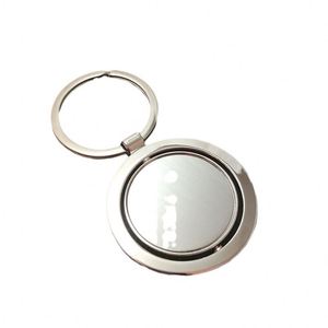 <b>Custom</b> Logo Promotional Fashion Vintage Blank 360 Degree Rotate Souvenir Zinc Alloy Spinning Keyring Keychain Key Chain - Product Image 2