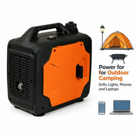 Générateur Inverter Portable 1.8kW 2.0kW 230V 50Hz à Onde Sinusoïdale Pure, Silencieux, Alimenté à l'Essence pour Camping, VR, Maison et Alimentation de Secours