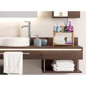 Étagère à épices en bambou sur mesure fabriquée en usine, étagère de rangement multifonctionnelle pour cosmétiques, amovible et pliable - Product Image 4