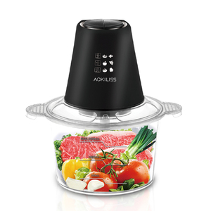 Ackiliss Giao hàng nhanh 2L thủy tinh trong suốt fufu Yam đập máy thịt lớn máy xay điện Yam pounder thịt <span class=keywords><strong>Chopper</strong></span> - Product Image 3