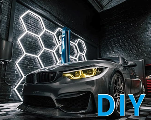 Lumière <span class=keywords><strong>de</strong></span> garage <span class=keywords><strong>de</strong></span> haute qualité en aluminium 6000K 5000K Lumière en nid d'abeille pour entrepôts, ateliers, supermarchés et centres commerciaux - Product Image 5