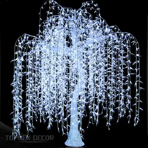 Toprex decoração de casamento itens decorativos para festas e casamentos led árvore de salgueiro