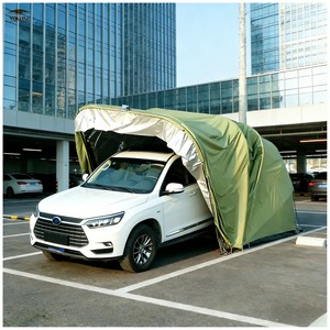 Abri de voiture pliable en acier galvanisé, tente pliante - Product Image 1