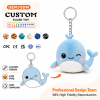 Porte-clés en peluche personnalisés, jouets mignons, petites poupées, animaux en peluche sur mesure pour cadeaux promotionnels