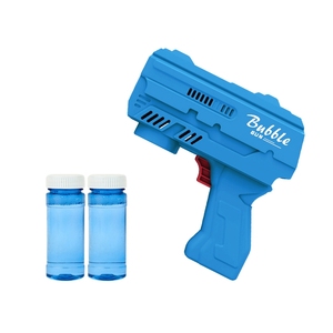 Hot Bán Chất Lượng Cao Unisex Bán Buôn Nhà Máy Kid Của Mùa Hè Đồ Chơi Điện 10 Lỗ Không Gian Súng Bong Bóng Với Ánh Sáng Mềm Mại - Product Image 4