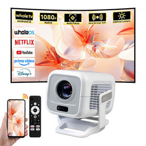 โปรเจคเตอร์พกพาอัจฉริยะ X3AA ระบบ Android 13 หน้าจอ LCD ความสว่าง 2000 ลูเมน ความละเอียด 1080P สำหรับโฮมเธียเตอร์ - Product Image 1