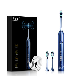 Liquidación de fábrica de cepillos de dientes eléctricos Source: Cepillo de dientes eléctrico sónico IPX7 impermeable, al por mayor, con cerdas suaves y recargable - Product Image 1