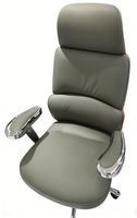 Chaise de bureau ergonomique moderne à dossier haut en cuir PU, réglable pour la maison, le bureau, l'école, l'hôtel, l'utilisation commerciale, les meubles de conférence