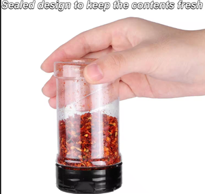 <span class=keywords><strong>2025</strong></span> Trung Quốc sản xuất 150ml Pet nhựa BPA free lật Top gia vị <span class=keywords><strong>Jar</strong></span> Shaker muối & hạt tiêu chai muối Shaker Muối Mill - Product Image 3