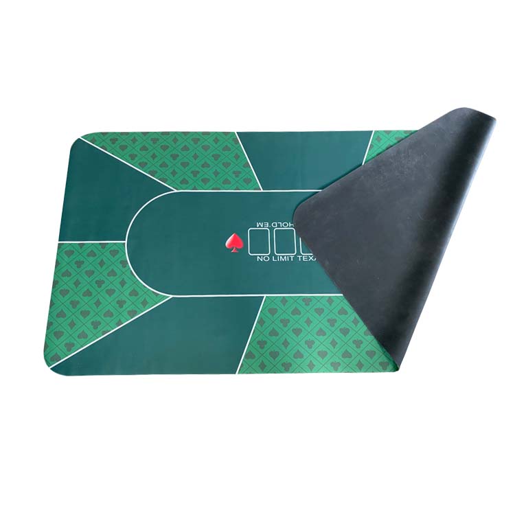 Пользовательский высококачественный Техасский чехол для покерного стола, тканевый чехол для покерного стола в казино, резиновый коврик
