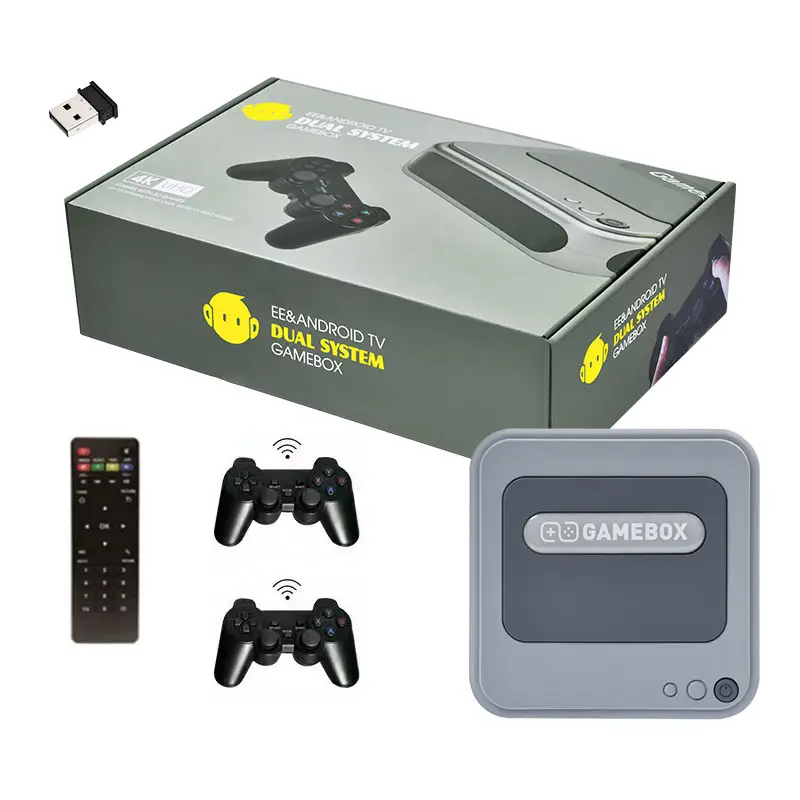 4K HD G7 Retro Arcade video Game Console 3D Android 9.1 TV Magic Game Box stick