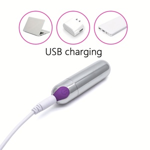 เครื่องสั่นแบบกระสุนขนาดเล็ก ชาร์จผ่าน USB ความเร็วสูง 10 ระดับ สำหรับผู้หญิง ขายส่ง - Product Image 2