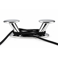 Bouée d'amarrage elliptique en acier inoxydable 316 poli miroir pour pont de yacht et bateau, production en série