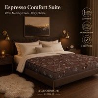 Surmatelas hybride durable en mousse à mémoire de forme gel, 5 zones à ressorts ensachés, certifié OEKO-TEX, sur mesure toutes tailles, pour hôtels et chambres, fournisseur OEM