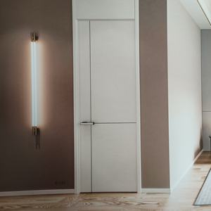 Panneau de remplissage de noyau de porte en <span class=keywords><strong>MDF</strong></span> durable et résistant à l'humidité, design moderne pour la fabrication de porte d'appartement et de villa en bois - Product Image 1