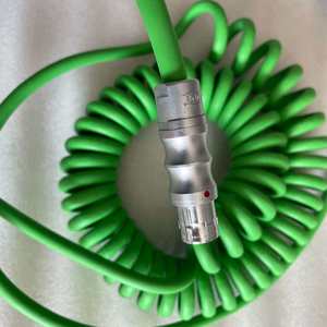 Nouveau câble spiralé d'origine 6FC5348-0AA08-3AA0, 1,5 m (extensible à 3,5 m) pour SINUMERIK 2 / 8, en stock, Vendeur d'or - Product Image 1