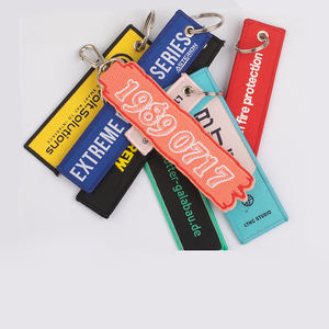 Benutzer definierte Anime Stoff gewebte Stickerei Patches Schlüssel bund Jet Tag Schlüssel bund Anime Jet Tag - Product Image 6