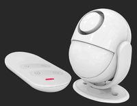 Kerui Alarm inframerah detektor gerakan, sistem Alarm rumah pintar 125dB PIR Alarm Sensor gerakan