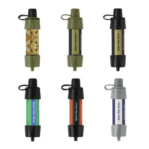 Filtre à eau portable pour extérieur, 100 GPD, paille de purification manuelle pour la randonnée et le camping - Product Image 2