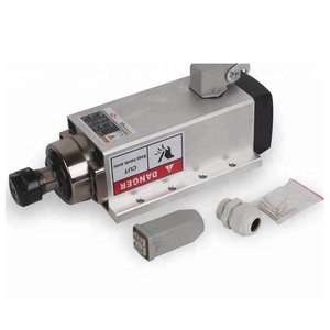 אוויר מקורר <span class=keywords><strong>4.5kw</strong></span> מנוע ציר חשמלי עבור חיתוך מתכת 18000 סל "ד - Product Image 3