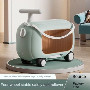 Bagaglio da passeggio per bambini montabile pigro Boom Baby Scooter Spinner in Neoprene <span class=keywords><strong>valigia</strong></span> portaoggetti con lucchetto e timone - Product Image 4