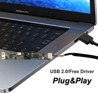 Modul kamera USB 8MP dengan mikrofon tanam, kamera web 4K IMX179 USB dengan fokus tetap 64/102/105 derajat USB untuk PC/Raspberry Pi