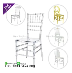 OEM Low Price Transparent Different Types Acrylic Clear Wedding Chiavari Chivari Chairs Of Chivalry