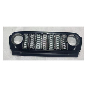 Calandre de pare-chocs avant ABS de style 2024 pour <span class=keywords><strong>Jeep</strong></span> <span class=keywords><strong>Wrangler</strong></span> JL 2018-2023 Plug and Play - Product Image 1