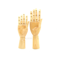 Présentoir à gants Modèle 12 pouces Mannequins d'activité articulés Mains en bois