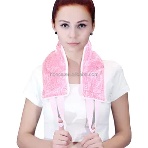 Specially Customized Neck Wrap Gel Pack Hot Cold Reusable Therapy Gel / Gel Beads Ice Pack For Neck Relief