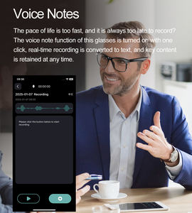 GW100 Ai <span class=keywords><strong>Audio</strong></span> Call Fashion Smart Glasses Ai Translation Ai Conversation Voice Assistant Ai Photo Lunettes - Product Image 3