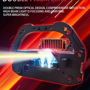 Sanvi T11 3 Inch Double Prism TIR Bi LED Projector Lens Headlight with 112W 5500K Top Quality Auto Car Lighting - Product Image 2