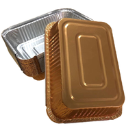 Boîtes à repas jetables en aluminium 1000 ml, boîtes à emporter, contenants alimentaires de qualité restaurant