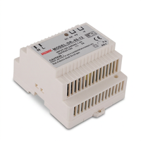 Alimentation électrique régulée SMPS sur rail DIN CE ROHS DR-60-12 12V 60W 5A simple 60Hz DC