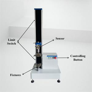 Máquina de Ensayo Universal de Columna Única Controlada por Computadora - Probador de Resistencia a la Tracción para Plásticos y Películas - Product Image 3