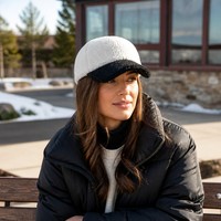 Gorra de Béisbol de Felpa Unisex Personalizada al por Mayor con Logotipo, Gorro Térmico con Forro de Sherpa a Prueba de Viento con Bordado