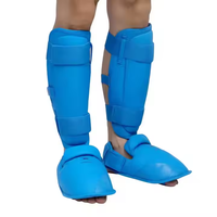 GAF Protège-tibias MMA Leggings épais avec logo personnalisable Protection en cuir PU Soutien de la cheville de combat thaïlandais Jambières chaudes