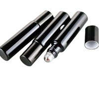Flacons roll-on d'huile essentielle 5 ml avec protection UV, flacon roll-on en verre violet noir 5 ml