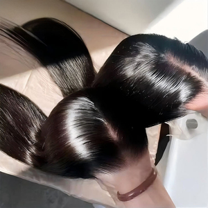 Pelucas de Cabello Humano Liso Natural Vietnamita 100% sin Pegamento, Peluca Frontal de Encaje 13x6 5x5, Pelucas Frontales de Encaje HD Baratas con Cierre - Product Image 1